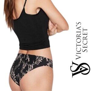 Victoria's Secret | Black and Pink Floral Vines Hiphugger Panties | Size Medium